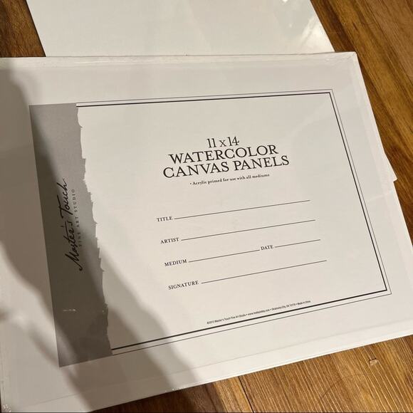 NWT Master’s Touch Fine Art Studio 11”/14”Canvas Panels. - Picture 2 of 3